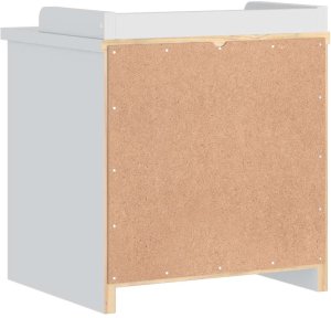 vidaXL Ławka do przedpokoju "SANDNES" 45x40x50 cm Drewno lite sosnowe 7