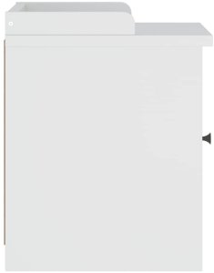 vidaXL Ławka do przedpokoju "SANDNES" 45x40x50 cm Drewno lite sosnowe 7