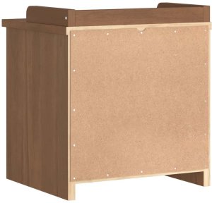 vidaXL Ławka do przedpokoju "SANDNES" 45x40x50 cm lite drewno sosnowe 8