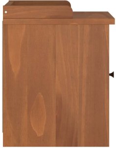 vidaXL Ławka do przedpokoju "SANDNES" 45x40x50 cm lite drewno sosnowe 7