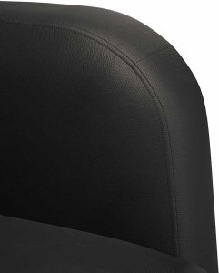 vidaXL Sofa Fotel z Podłokietnikami Czarny 54 cm Skóra ekologiczna 6