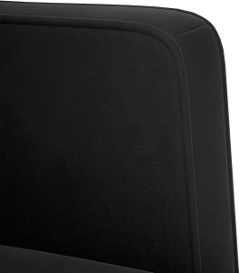 vidaXL Sofa dwuosobowa Czarna 111 cm Aksamit 6