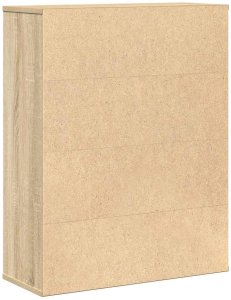 vidaXL Regał, dąb sonoma, 60x24x76,5 cm, materiał drewnopochodny 6