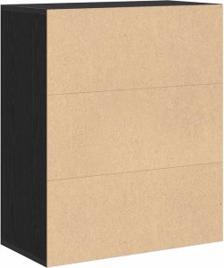 vidaXL Regał na książki, czarny, 66x31x80 cm, materiał drewnopochodny 6