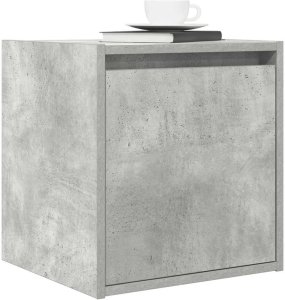 vidaXL Szafka nocna wisząca Betonowa Szara 38x34x40 cm 4