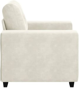 vidaXL Sofa Fotel Kremowy 60 cm Aksamit 5