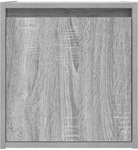 vidaXL Szafki nocne ścienne 2 szt. Szary Sonoma 38x34x40 cm 7