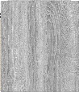 vidaXL Szafki nocne ścienne 2 szt. Szary Sonoma 38x34x40 cm 8