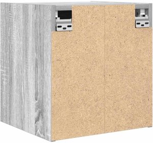 vidaXL Szafki nocne ścienne 2 szt. Szary Sonoma 38x34x40 cm 9