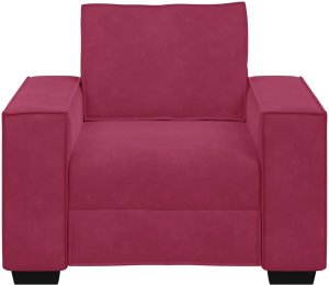 vidaXL Sofa Fotel Wino Czerwone 60 cm Aksamit 4