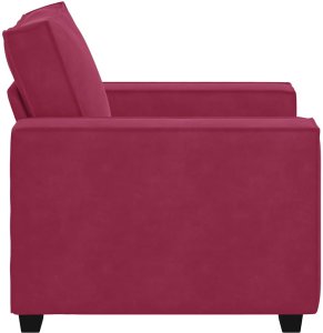 vidaXL Sofa Fotel Wino Czerwone 60 cm Aksamit 5