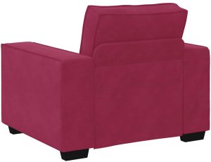 vidaXL Sofa Fotel Wino Czerwone 60 cm Aksamit 6