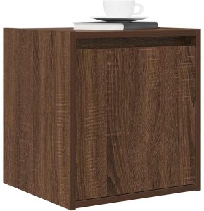 vidaXL Szafka nocna ścienna Brązowy Dąb 38x34x40 cm 4