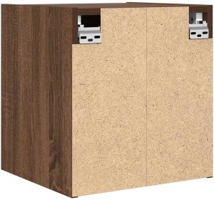 vidaXL Szafka nocna ścienna Brązowy Dąb 38x34x40 cm 8