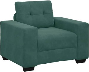 vidaXL Sofa Fotel Ciemnozielony 60 cm Aksamit 2