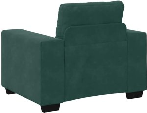 vidaXL Sofa Fotel Ciemnozielony 60 cm Aksamit 6