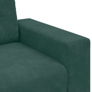 vidaXL Sofa Fotel Ciemnozielony 60 cm Aksamit 7