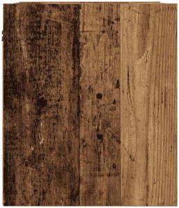 vidaXL Szafka nocna ścienna Stare drewno 38x34x40 cm 7