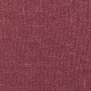 vidaXL Sofa 2-osobowa w kolorze czerwonego wina 120 cm Tkanina 8