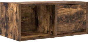 vidaXL Szafka RTV Dąb wędzony 60x31x25,5 cm Drewno klejone 2