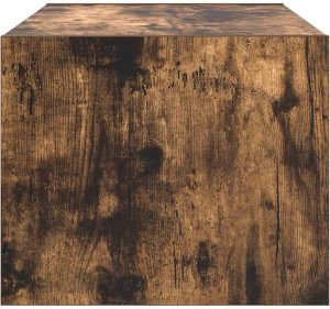 vidaXL Szafka RTV Dąb wędzony 60x31x25,5 cm Drewno klejone 7