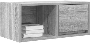 vidaXL Szafka RTV Szara Sonoma 60x31x25,5 cm Drewno klejone 4