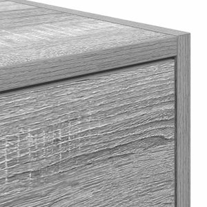 vidaXL Szafka RTV Szara Sonoma 60x31x25,5 cm Drewno klejone 10