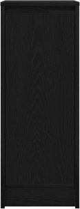 vidaXL Komoda Czarny Dąb 29,5x34x76 cm Drewno klejone 6
