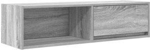 vidaXL Szafka RTV Szara Sonoma 100x31x25,5 cm Drewno klejone 2