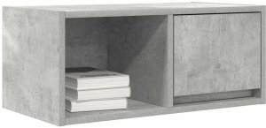 vidaXL Szafka RTV Beton Szary 60x31x25,5 cm Drewno klejone 4