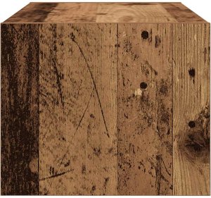 vidaXL Szafki RTV 2 szt. Stare drewno 60x31x25,5 cm Drewno klejone 8