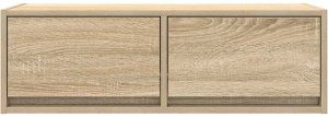 vidaXL Szafki RTV 2 szt. Dąb Sonoma 80x31x25,5 cm Drewno klejone 7