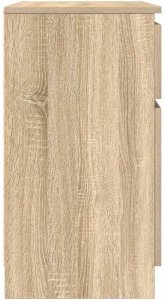 vidaXL Komoda z szufladą Dąb Sonoma 71x35x65 cm Drewno klejone 7