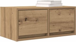 vidaXL Szafki RTV 2 szt. Dąb Artisan 60x31x25,5 cm Drewno klejone 4