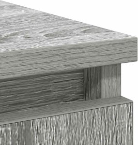 vidaXL Komoda z szufladami Szary Sonoma 71x35x84 cm Drewno klejone 10