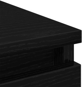 vidaXL Komoda Czarny Dąb 80x35x99 cm Drewno klejone 9
