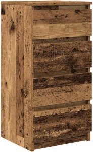 vidaXL Komoda Stare drewno 37,5x35x76 cm Drewno klejone 2