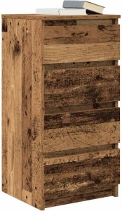 vidaXL Komoda Stare drewno 37,5x35x76 cm Drewno klejone 4