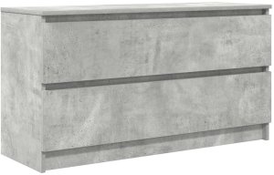 vidaXL Szafka RTV Beton Szary 100x35x54 cm Drewno klejone 2