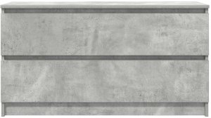 vidaXL Szafka RTV Beton Szary 100x35x54 cm Drewno klejone 6