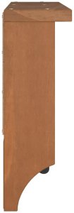 vidaXL Wieszak ścienny na ubrania SANDNES 87x12x35cm Drewno lite Sosna 6