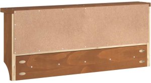 vidaXL Wieszak ścienny na ubrania SANDNES 87x12x35cm Drewno lite Sosna 7