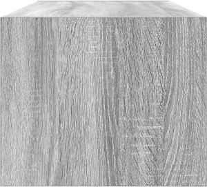 vidaXL Szafka RTV Szara Sonoma 80x31x25,5 cm Drewno klejone 7