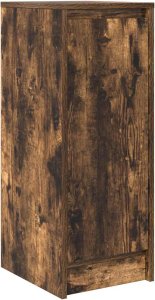 vidaXL Komoda Dąb wędzony 29,5x34x76 cm Drewno klejone 2