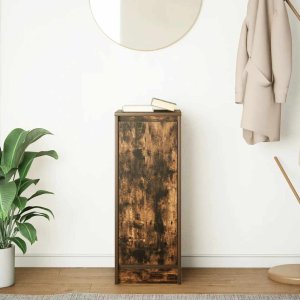 vidaXL Komoda Dąb wędzony 29,5x34x76 cm Drewno klejone 3