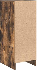 vidaXL Komoda Dąb wędzony 29,5x34x76 cm Drewno klejone 8