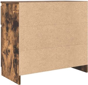 vidaXL Komoda z szufladą Dąb wędzony 71x35x65 cm Drewno klejone 7