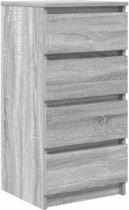 vidaXL Komoda Szara Sonoma 37,5x35x76 cm Drewno klejone 2