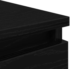 vidaXL Komoda Czarny Dąb 37,5x35x76 cm Drewno klejone 9