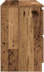 vidaXL Szafka RTV Stare drewno 100x35x54 cm Drewno klejone 7